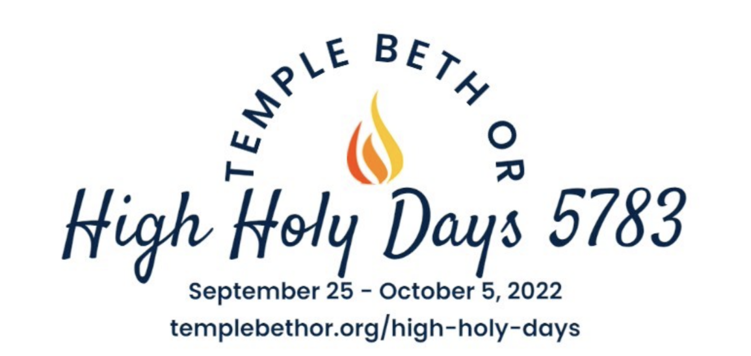 High Holy Days Temple Beth Or
