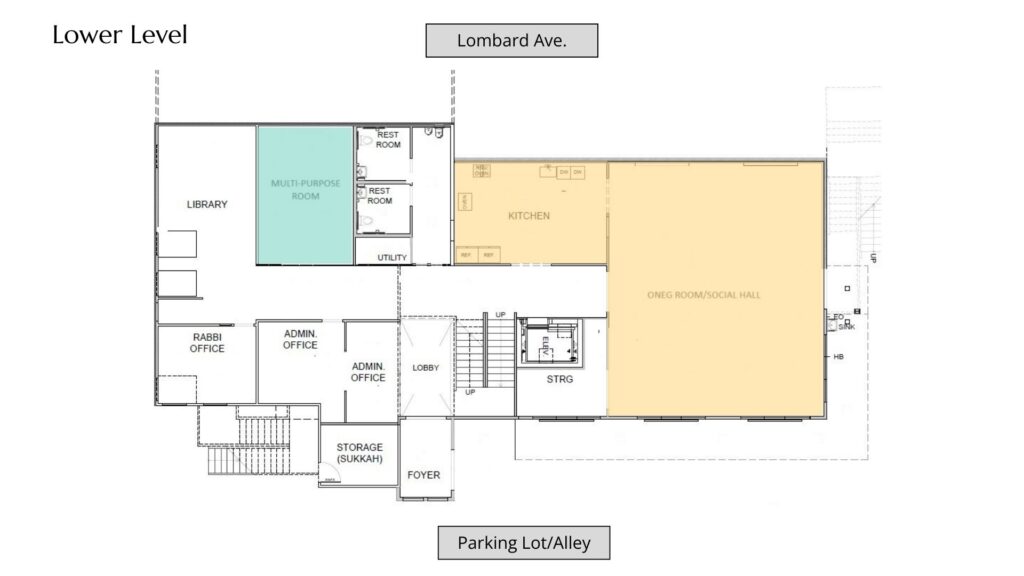 Color floor plan for slides - lower