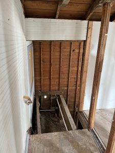 stairs down