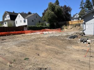 cement pit area